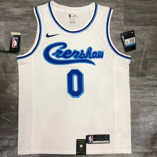 Camisa masculina Nick Young branca versão jogador – Retro Classic Joint Edition