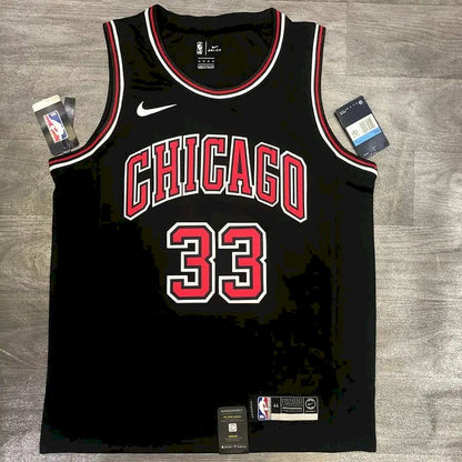 Camisa Scottie Pippen Masculina Preta Versão Jogador – Edição Clássica