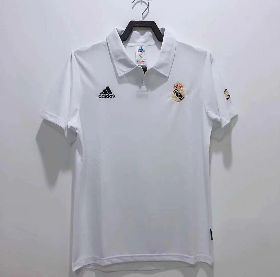 Camisa retrô do centenário do Real Madrid 2002/03