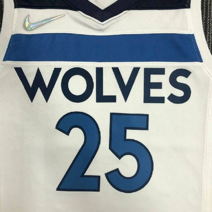 Camisa Derrick Rose Branca Masculina – Edição de 75º Aniversário