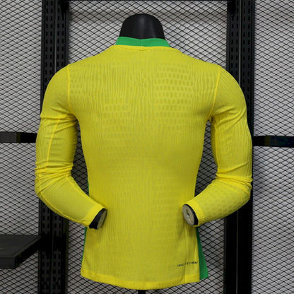 Camisa Brasil 2025/26 Home Manga Longa Versão Jogador