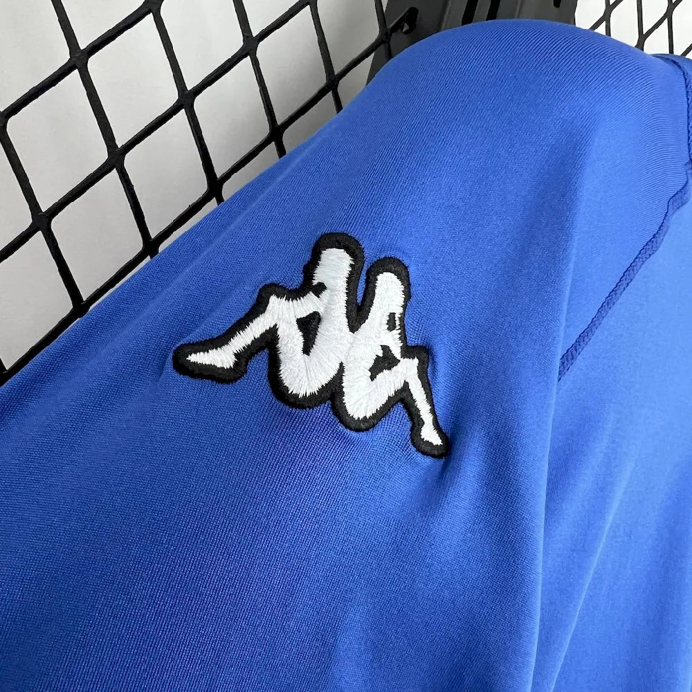 Camisa retrô de mangas compridas da Itália Euro 2000