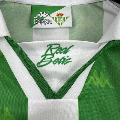 Camisa retrô de mangas compridas do Real Betis 1995/97 Home