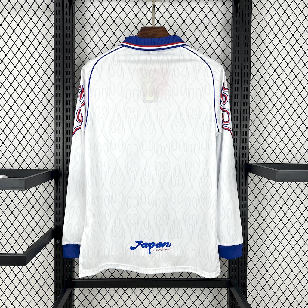 Camisa retrô de mangas compridas reserva do Japão 1998