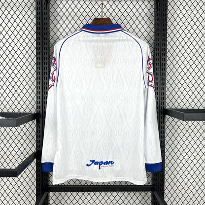 Camisa retrô de mangas compridas reserva do Japão 1998