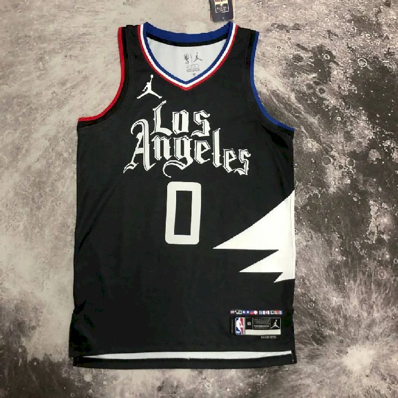 Men’s Russell Westbrook Black Team Jersey – Statement Edition