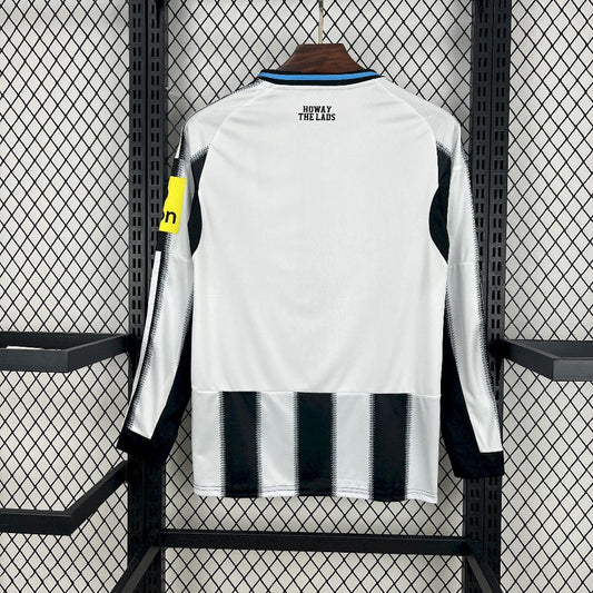 Newcastle United 2025/26 Home Long Sleeves Jersey