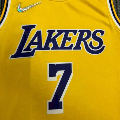 Camisa amarela masculina Carmelo Anthony Team – Edição de 75º aniversário