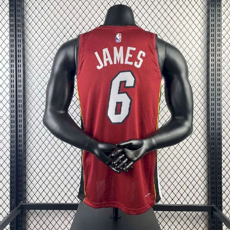 Camisa vermelha masculina do LeBron James – Edição Statement