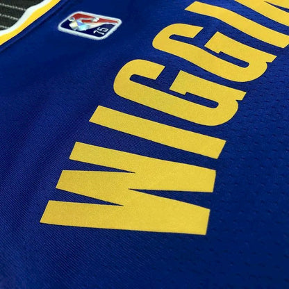 Camisa azul masculina Andrew Wiggins Team – Edição de 75º aniversário