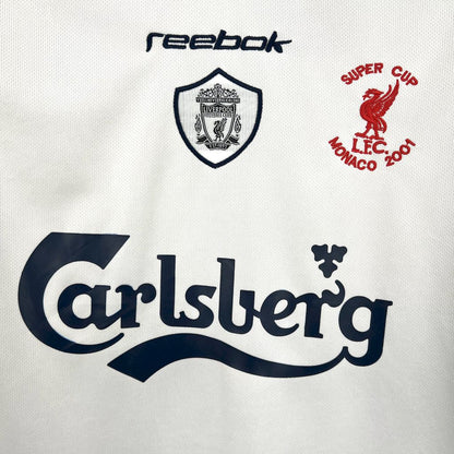 Camisa retrô reserva do Liverpool 2001/02