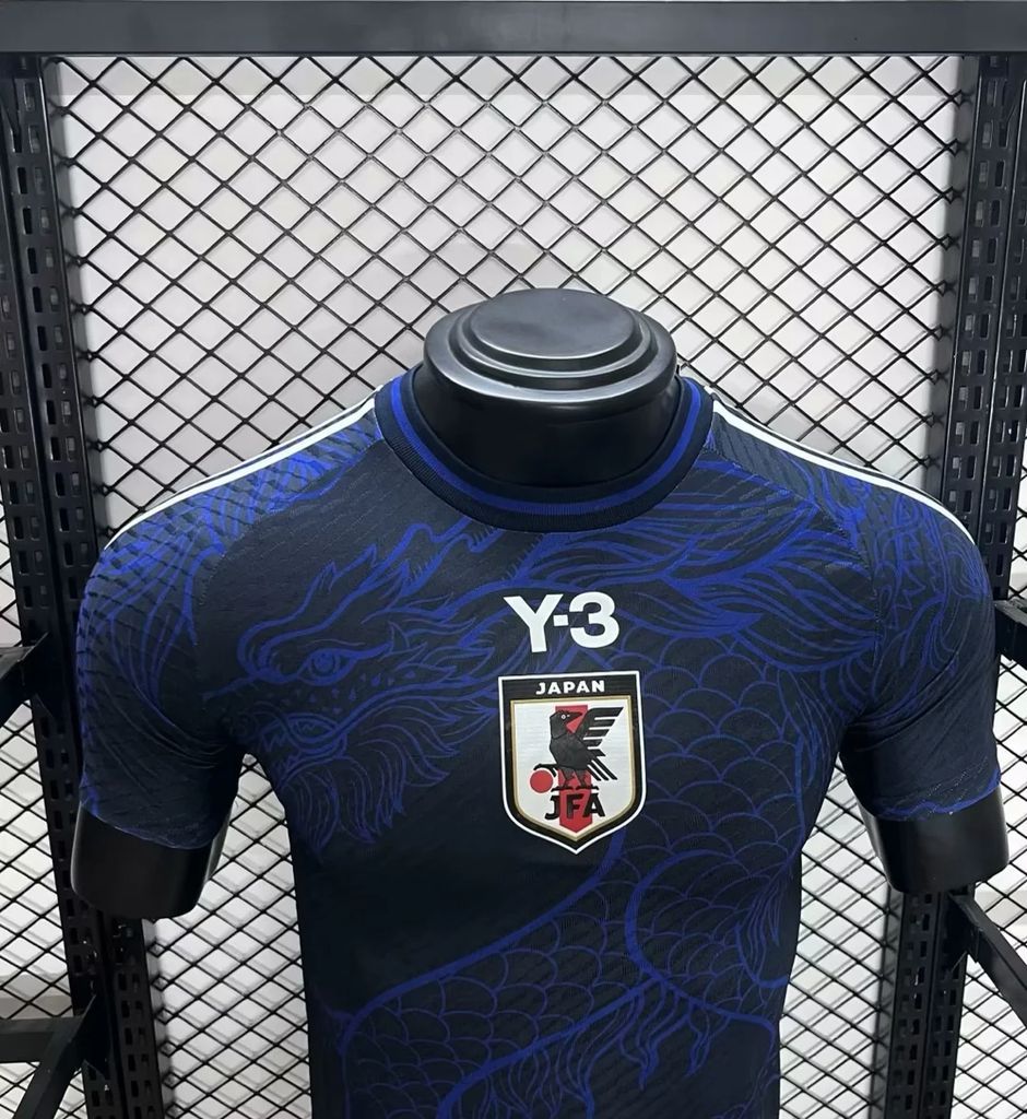 Men's Japan 2024/25 Y3 Blue Dragon Jersey Player Version