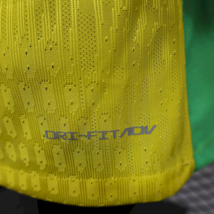 Men's Brazil 2025/26 Home Jersey Player Version