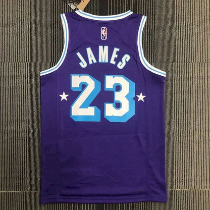 Men’s LeBron James Purple Team Jersey – 75th Anniversary City Edition