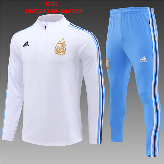 Argentina 2023/24 Half-Zip Kids Sweater+Pant 14001