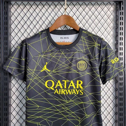 Paris Saint-Germain 2022/23 Fourth Away Kids Kit