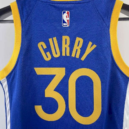 Camisa azul do time juvenil Stephen Curry