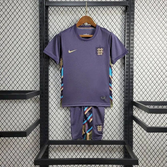 Uniforme reserva infantil da Inglaterra para a Eurocopa 2024/25