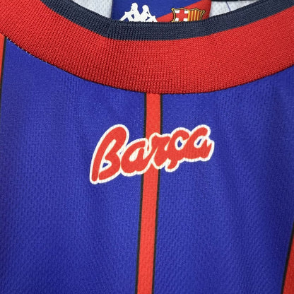 Camisa retrô principal do Barcelona 1997/98