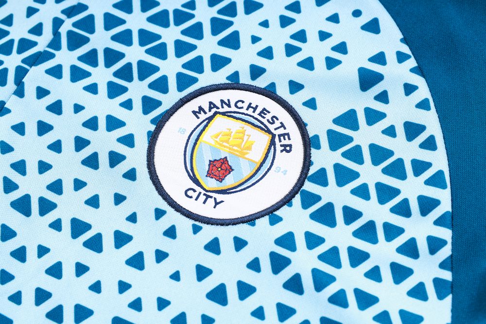 Suéter e calça Manchester City 2023/24 com zíper e meio zíper 815