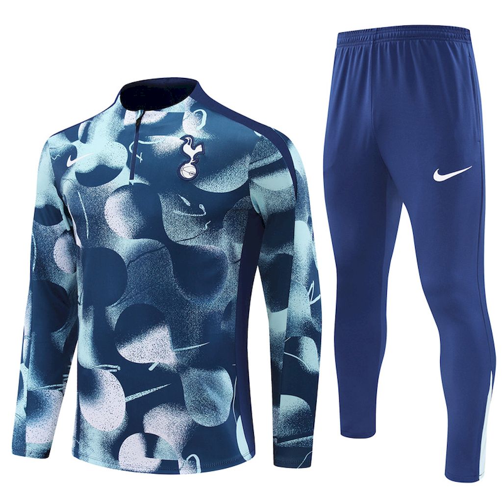 Suéter adulto Tottenham Hotspur 2024/25 com zíper e calça 14001