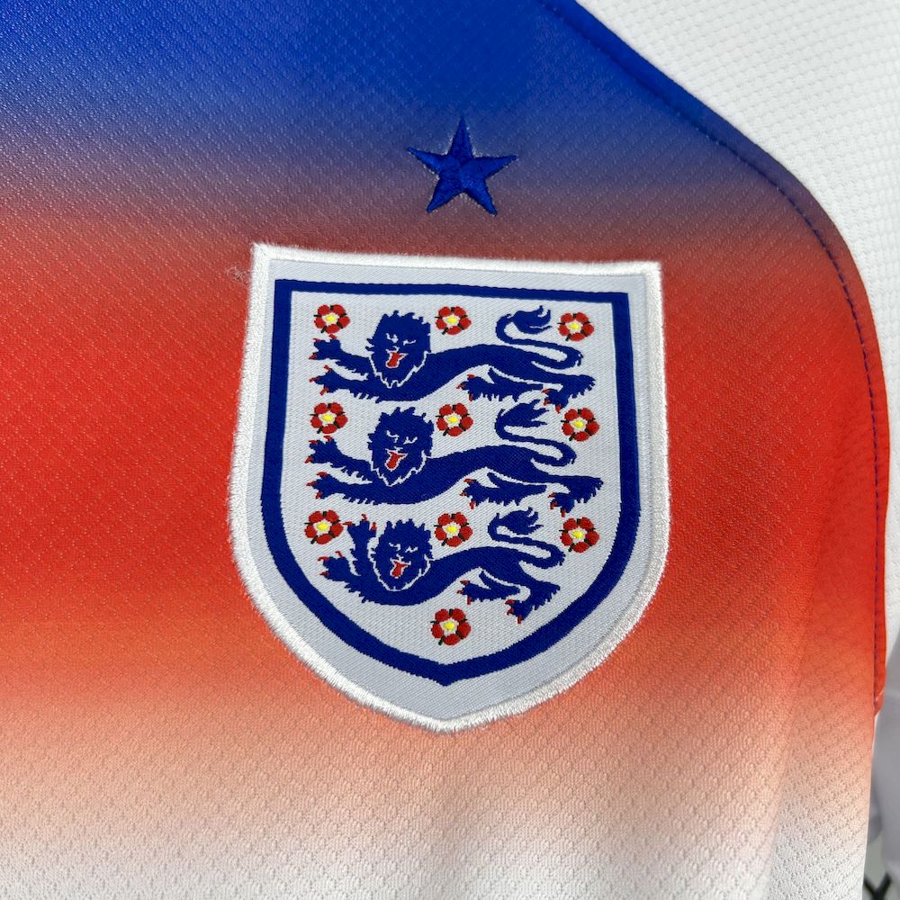 Camisa feminina da Inglaterra para a Eurocopa 2025/26