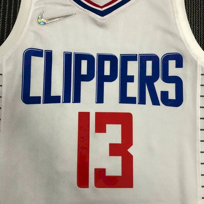 Camisa Paul George White Masculina – Edição de 75º Aniversário