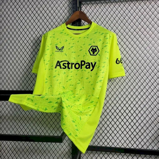 Camisa de goleiro Wolves 2023/24