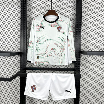 Kids Portugal 2025/26 Away Long Sleeve Kit