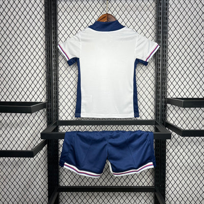 Camisa infantil da Inglaterra para a Eurocopa 2024/25