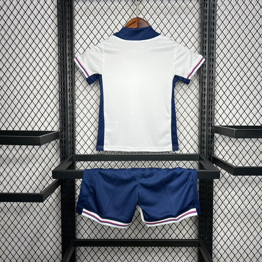 Camisa infantil da Inglaterra para a Eurocopa 2024/25