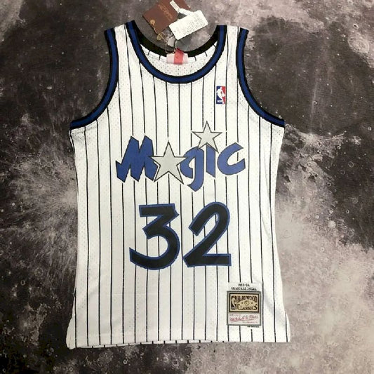Men’s M&N 1994 Shaquille O’Neal White Retro Jersey