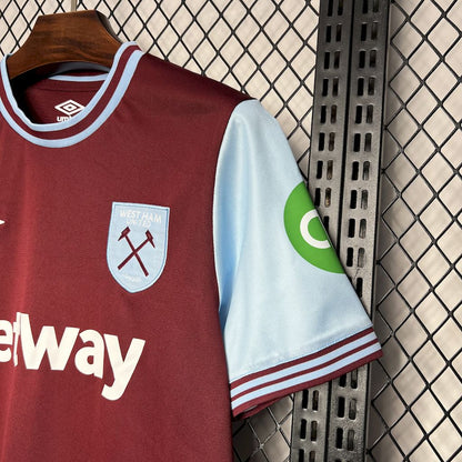 Camisa titular do West Ham United 2024/25