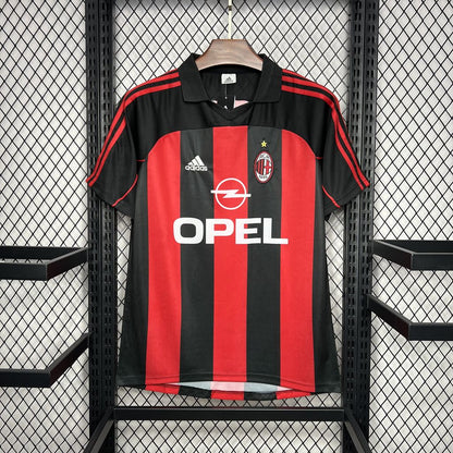 Camisa retrô do AC Milan 2000/02