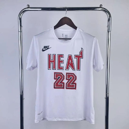 Camiseta masculina Jimmy Butler branca retrô Team