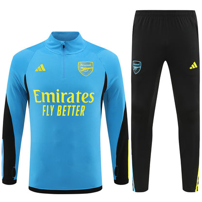 Suéter e calça Arsenal 2023/24 com zíper e meio zíper 14001