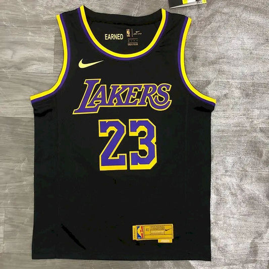 Camisa masculina Kobe Bryant 2020-21 preta versão Swingman Player - Edição Earned