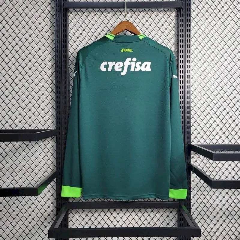 Men's Palmeiras 2023/24 Home Long Sleeve Jersey