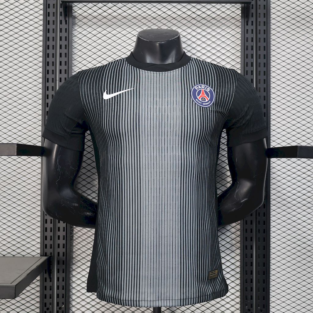 Paris Saint-Germain 2024/25 Black Goalkeeper Uniform Jersey Player Version