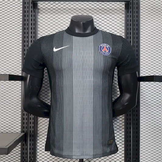 Paris Saint-Germain 2024/25 Black Goalkeeper Uniform Jersey Player Version