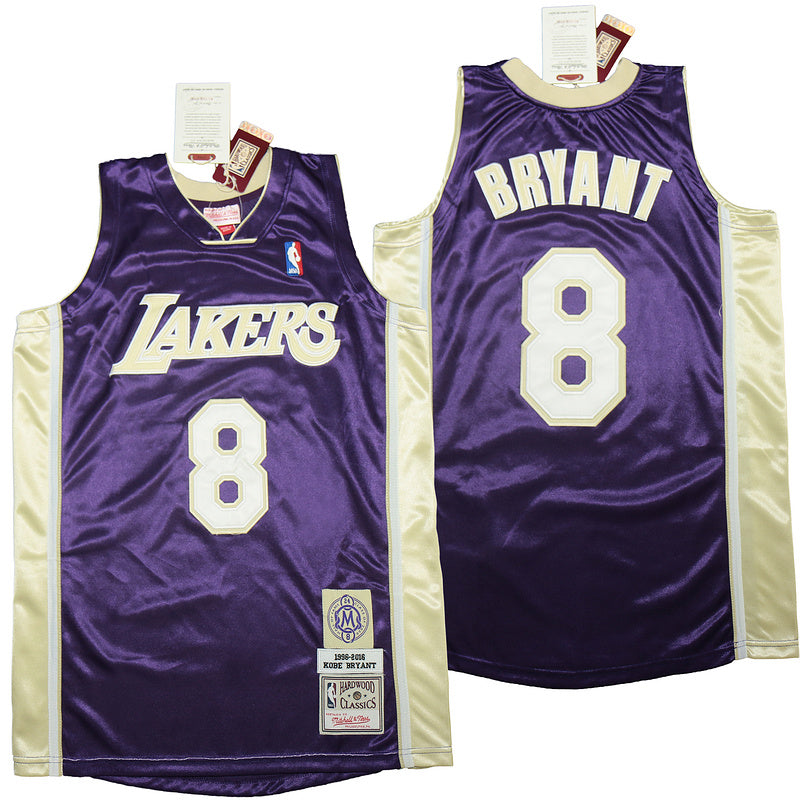 Camisa Kobe Bryant Purple Hall of Fame Classe de 2020 #8 Autêntica Retro Classics