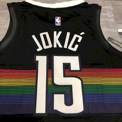 Camisa Nikola Jokic Preta Masculina Versão Jogador - Edição Clássica Retro