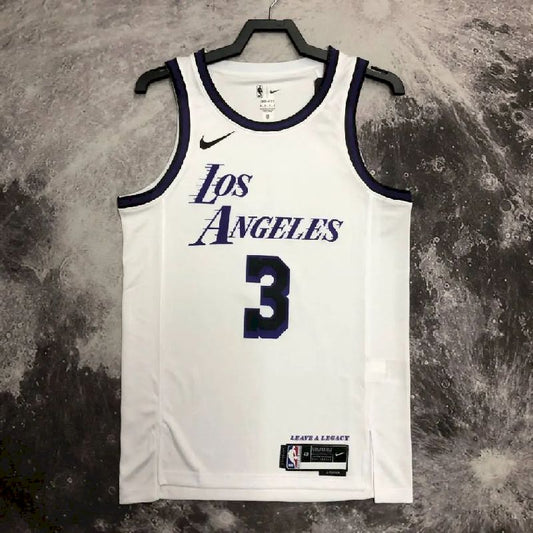 Camisa branca masculina Anthony Davis Team – Edição City