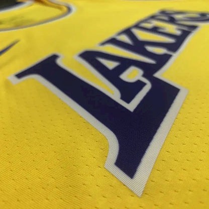 Camisa LeBron James Masculina Amarela Versão Jogador – Edição Clássica Retrô