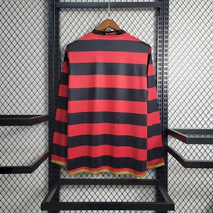 Camisa retrô manga longa Flamengo 2009 Home