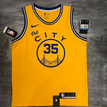 Camisa Kevin Durant Masculina Amarela Versão Jogador – The City Classic Edition