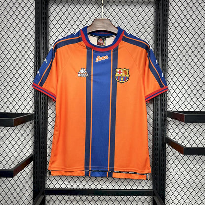 Camisa retrô alternativa do Barcelona 1997/98