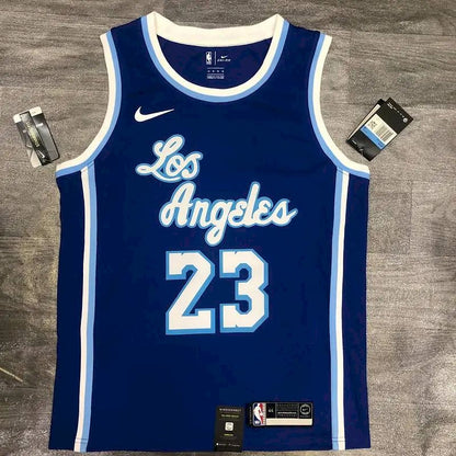 LeBron James Men’s Blue Player Version Jersey – Retro Classic Edition