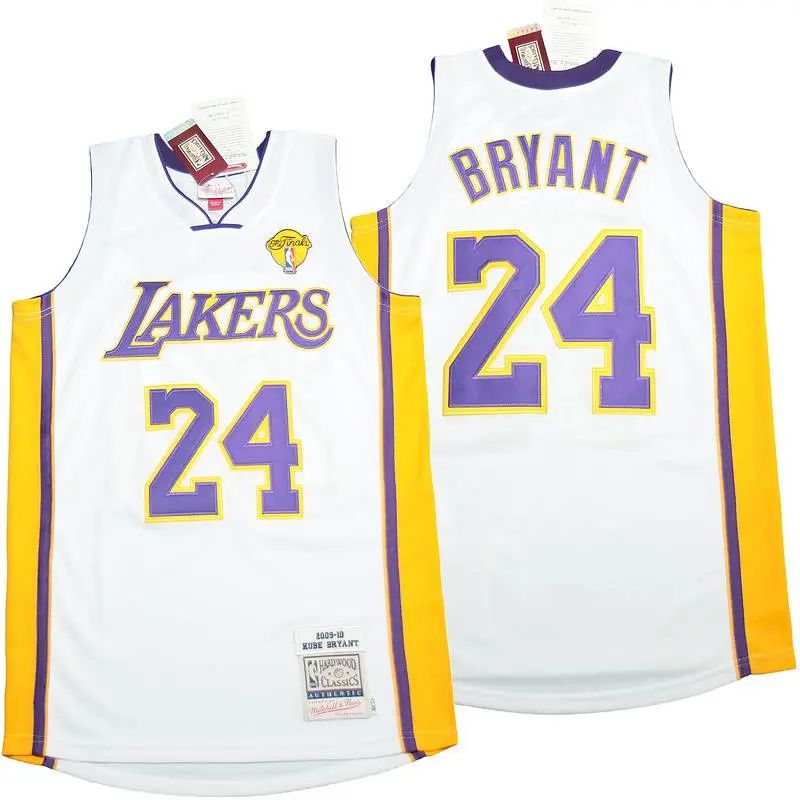 Camisa Kobe Bryant #24 Branca 2009-10 Retro Classics Autêntica