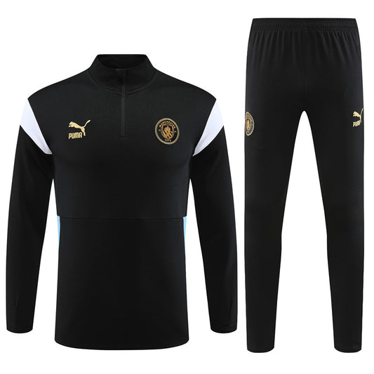 Suéter e calça Manchester City 2023/24 com zíper e meio zíper 14001